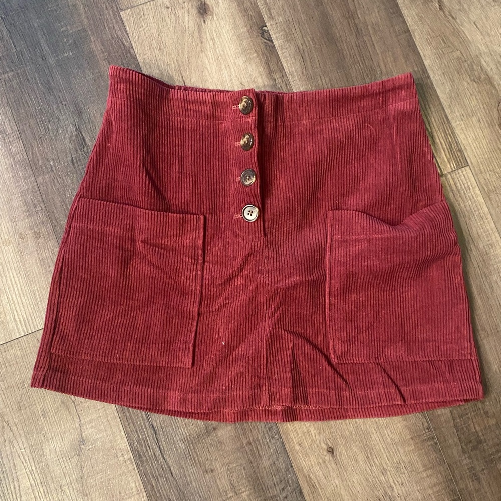 Corduroy skirt